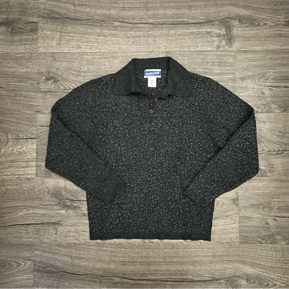 Pendleton Lightweight Long Sleeve Polo Sweatshirt Size Medium
